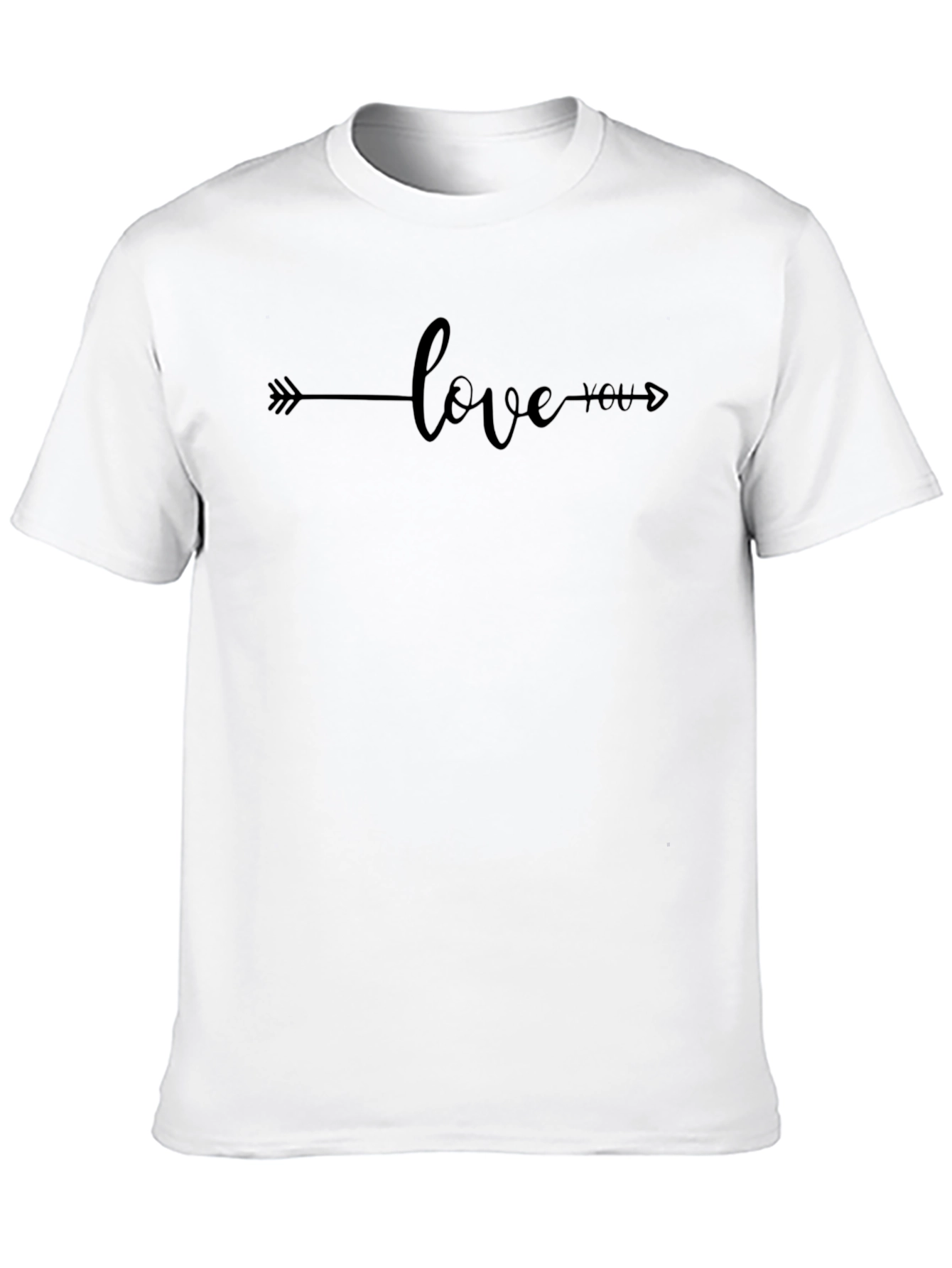 Love Arrow Graphic Tee - Stylish Black Shirt