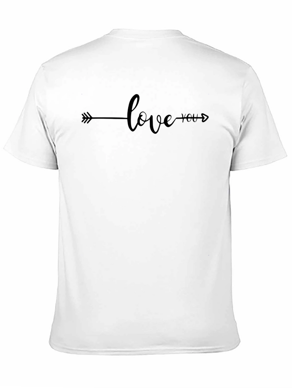 Love Arrow Graphic Tee - Stylish Black Shirt