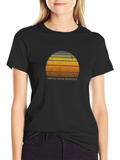 Retro United Arab Emirates Sunset Graphic T-Shirt