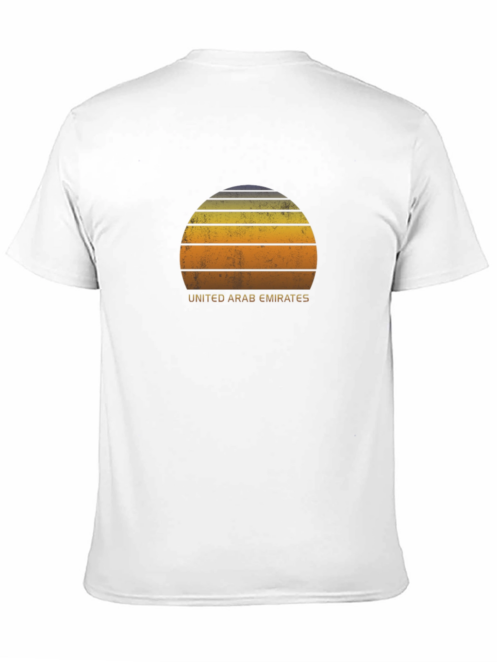 Retro United Arab Emirates Sunset Graphic T-Shirt