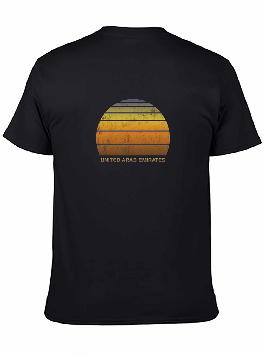 Retro United Arab Emirates Sunset Graphic T-Shirt