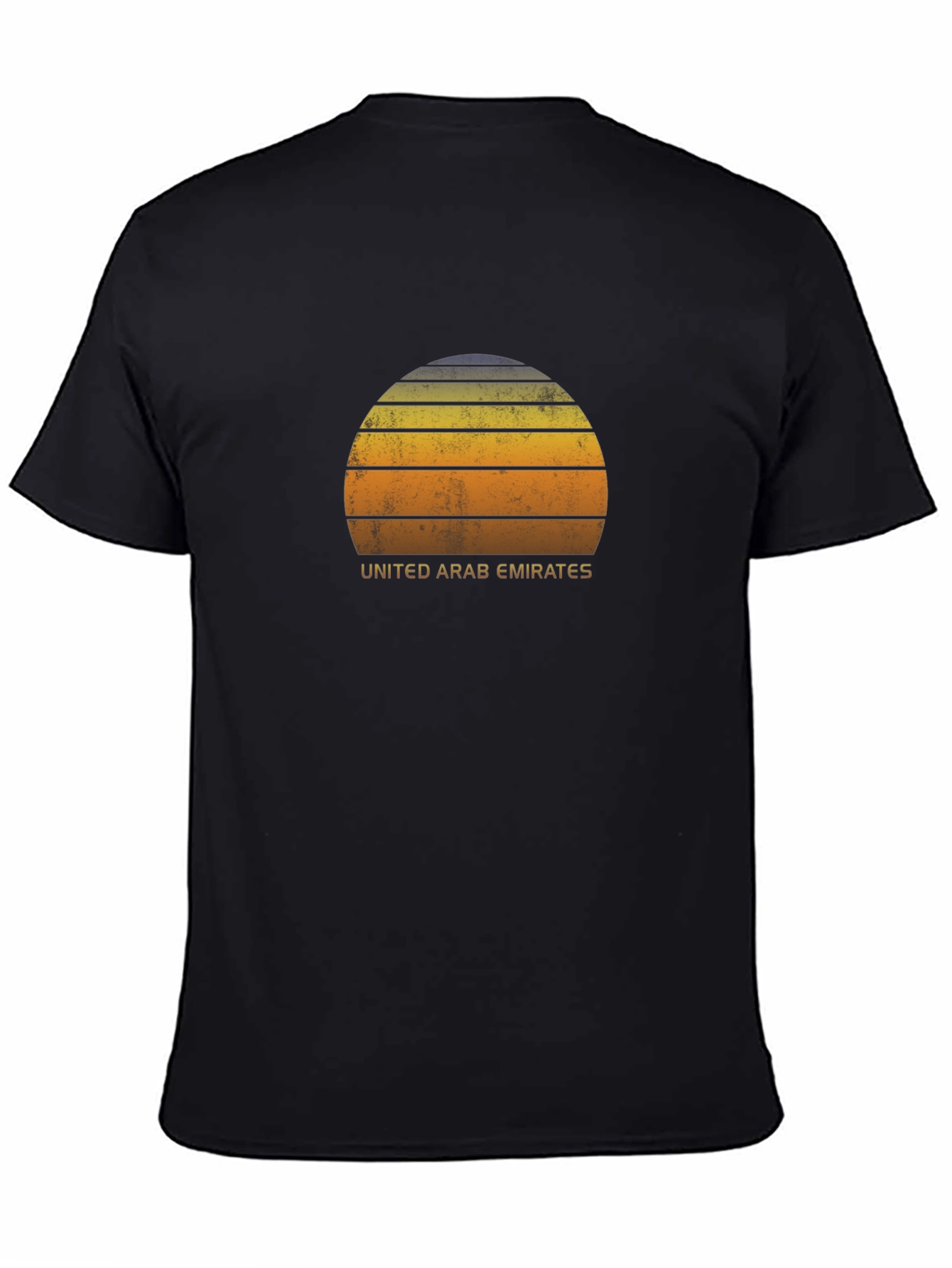 Retro United Arab Emirates Sunset Graphic T-Shirt