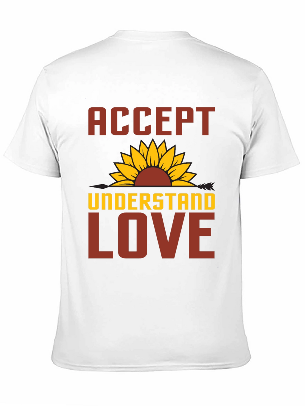 Accept Understand Love Sunflower Graphic Tee