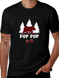 Pop Pop Bear Flannel T-Shirt