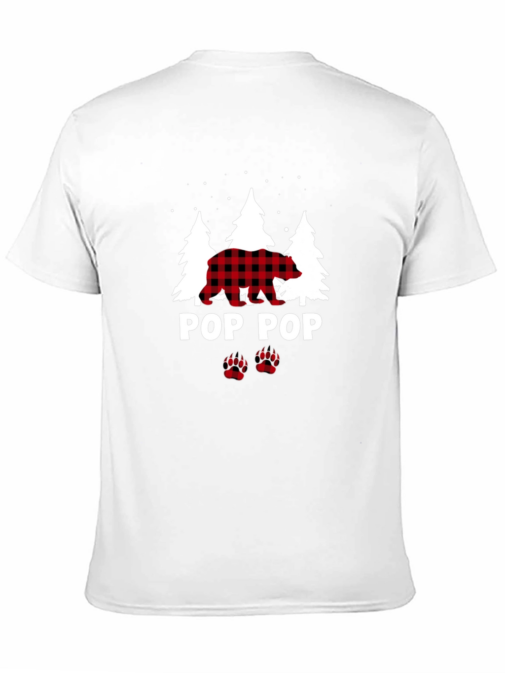 Pop Pop Bear Flannel T-Shirt