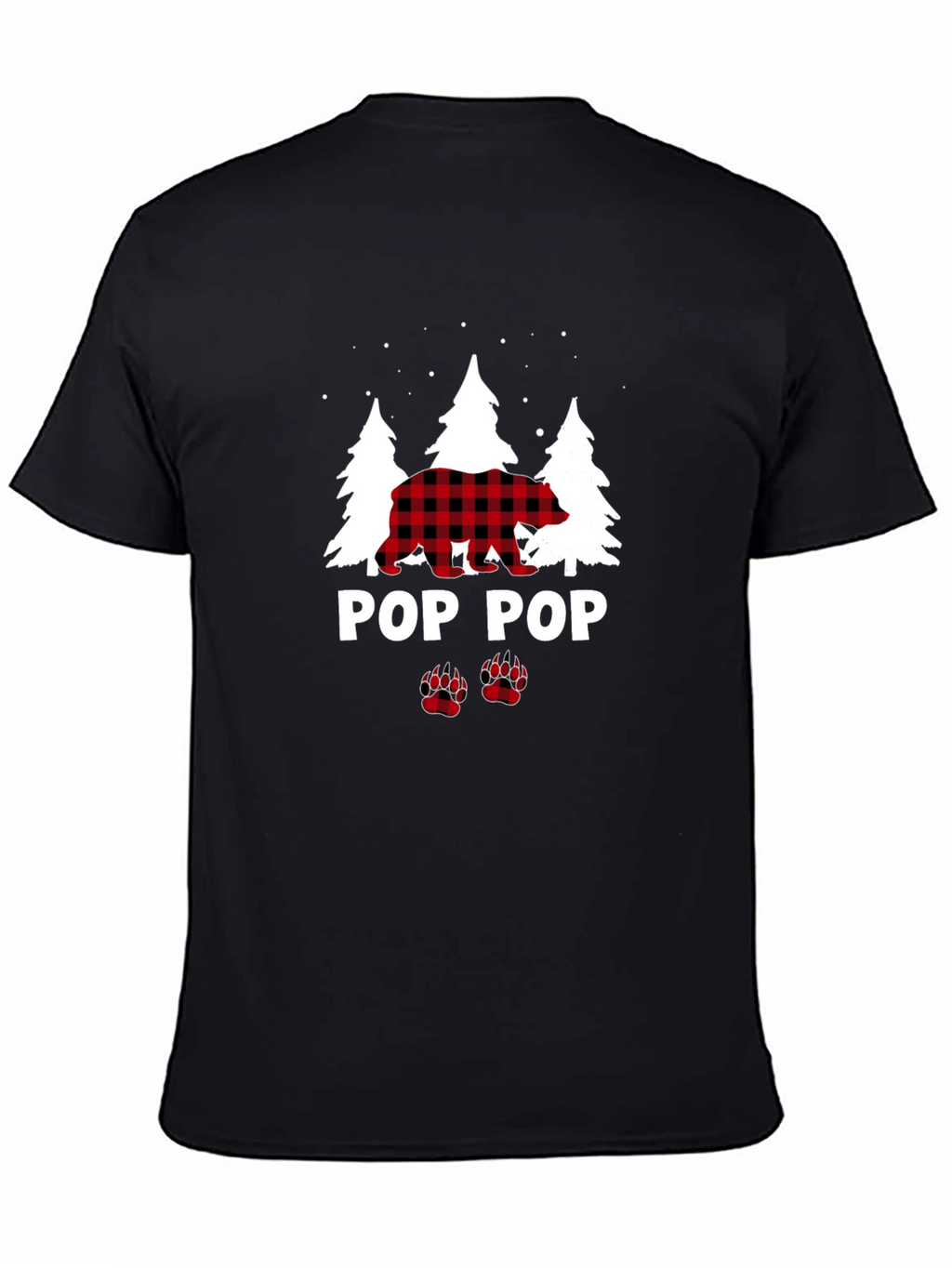 Pop Pop Bear Flannel T-Shirt