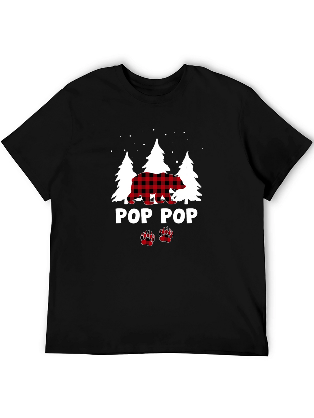 Pop Pop Bear Flannel T-Shirt