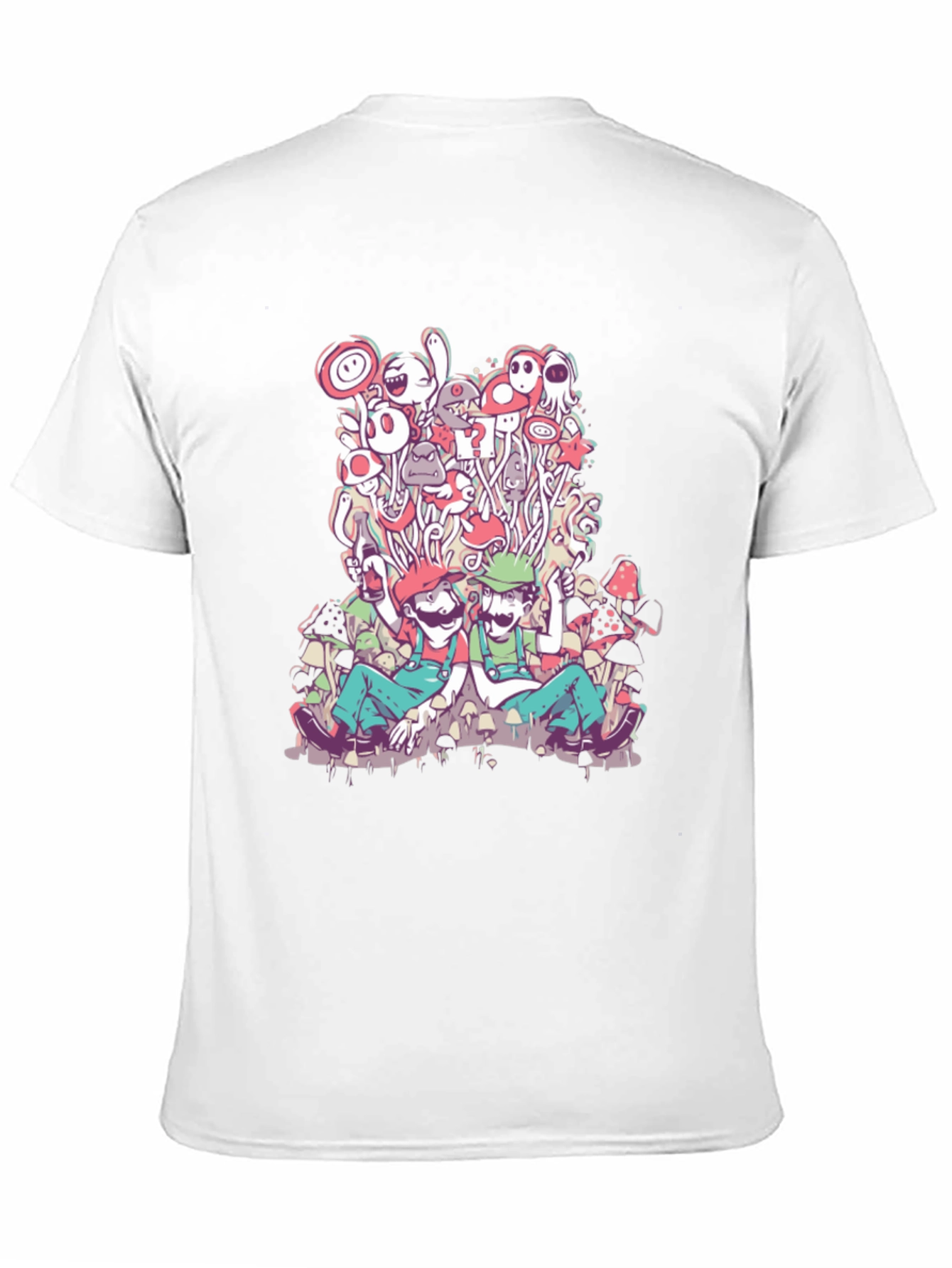 Mario & Luigi Mushroom Trip T-Shirt