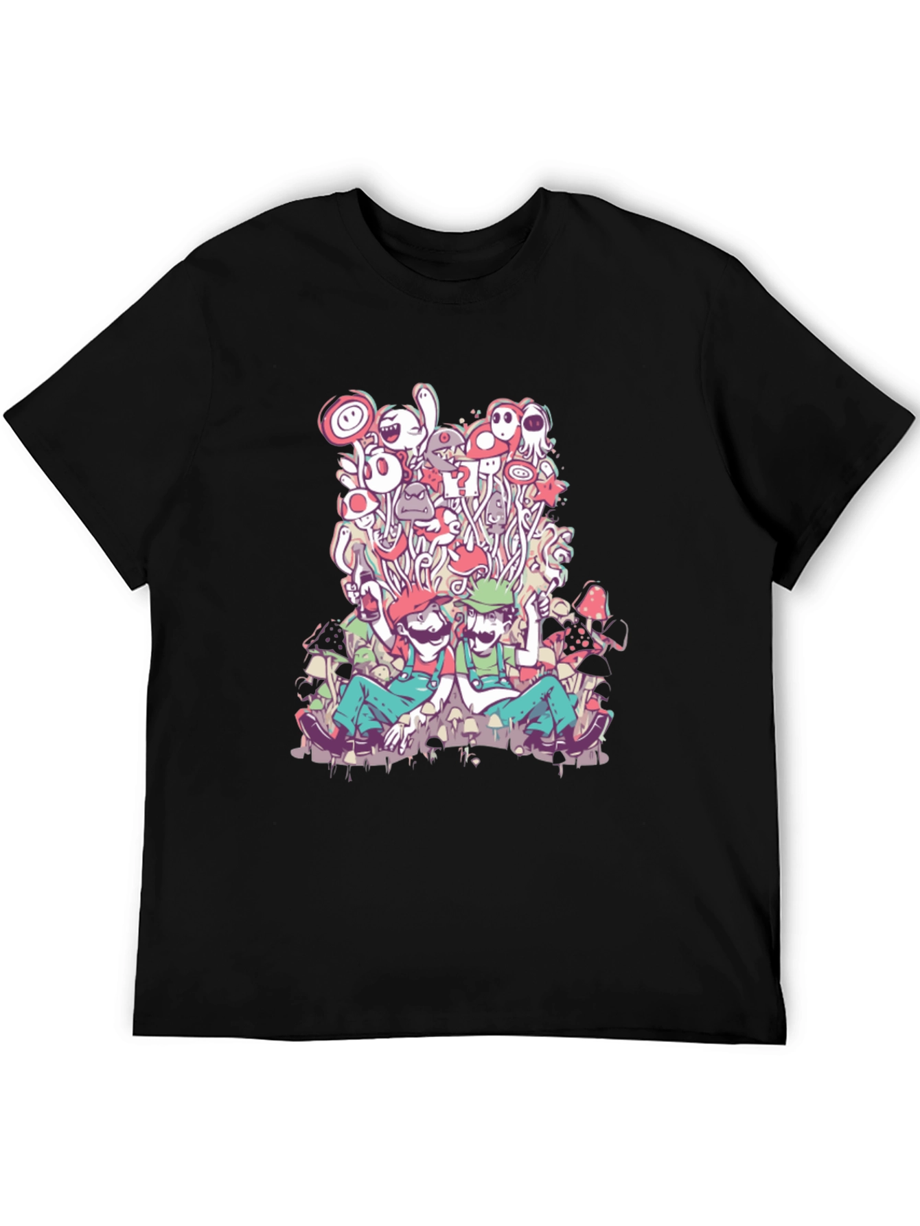 Mario & Luigi Mushroom Trip T-Shirt