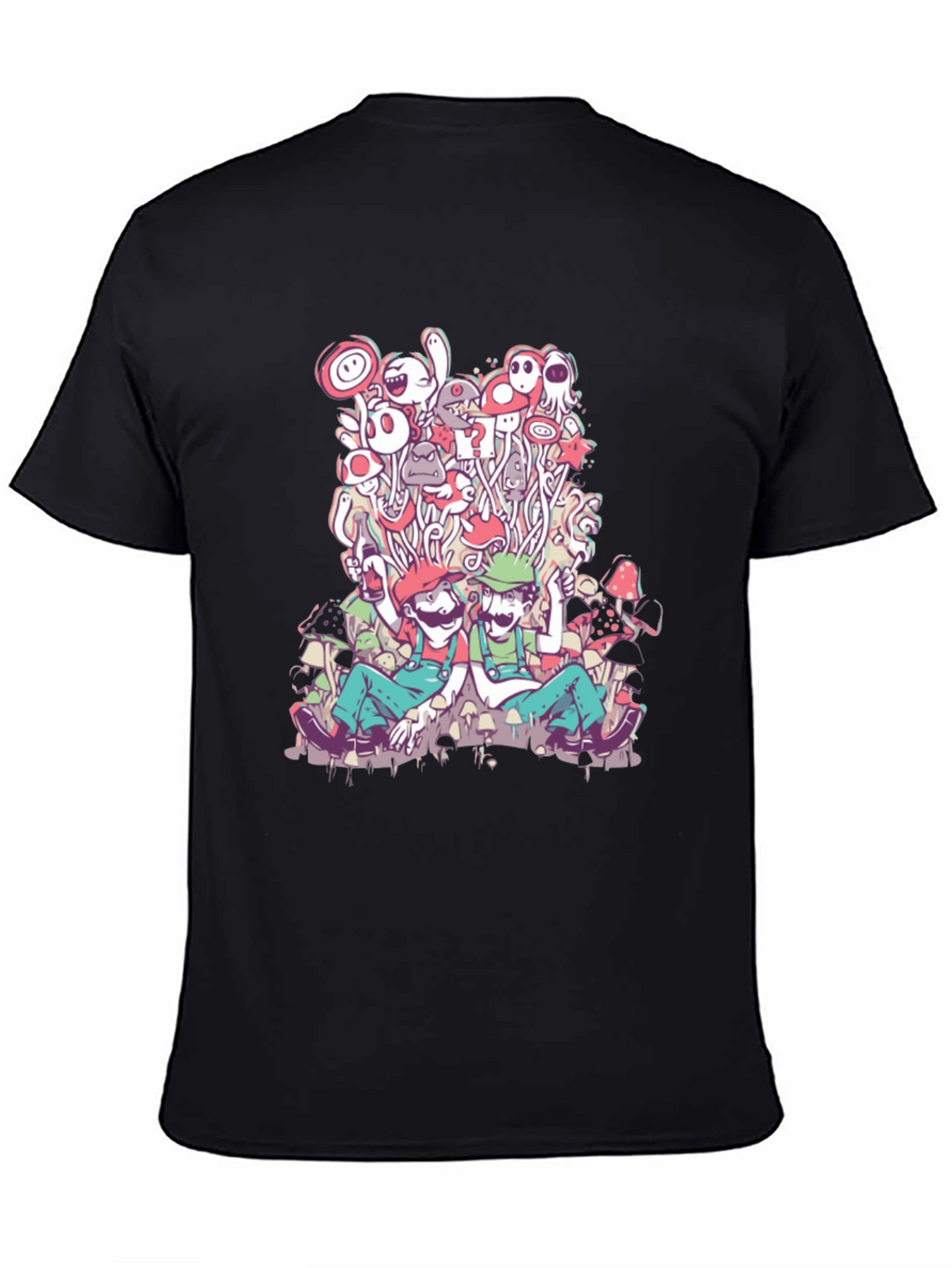 Mario & Luigi Mushroom Trip T-Shirt