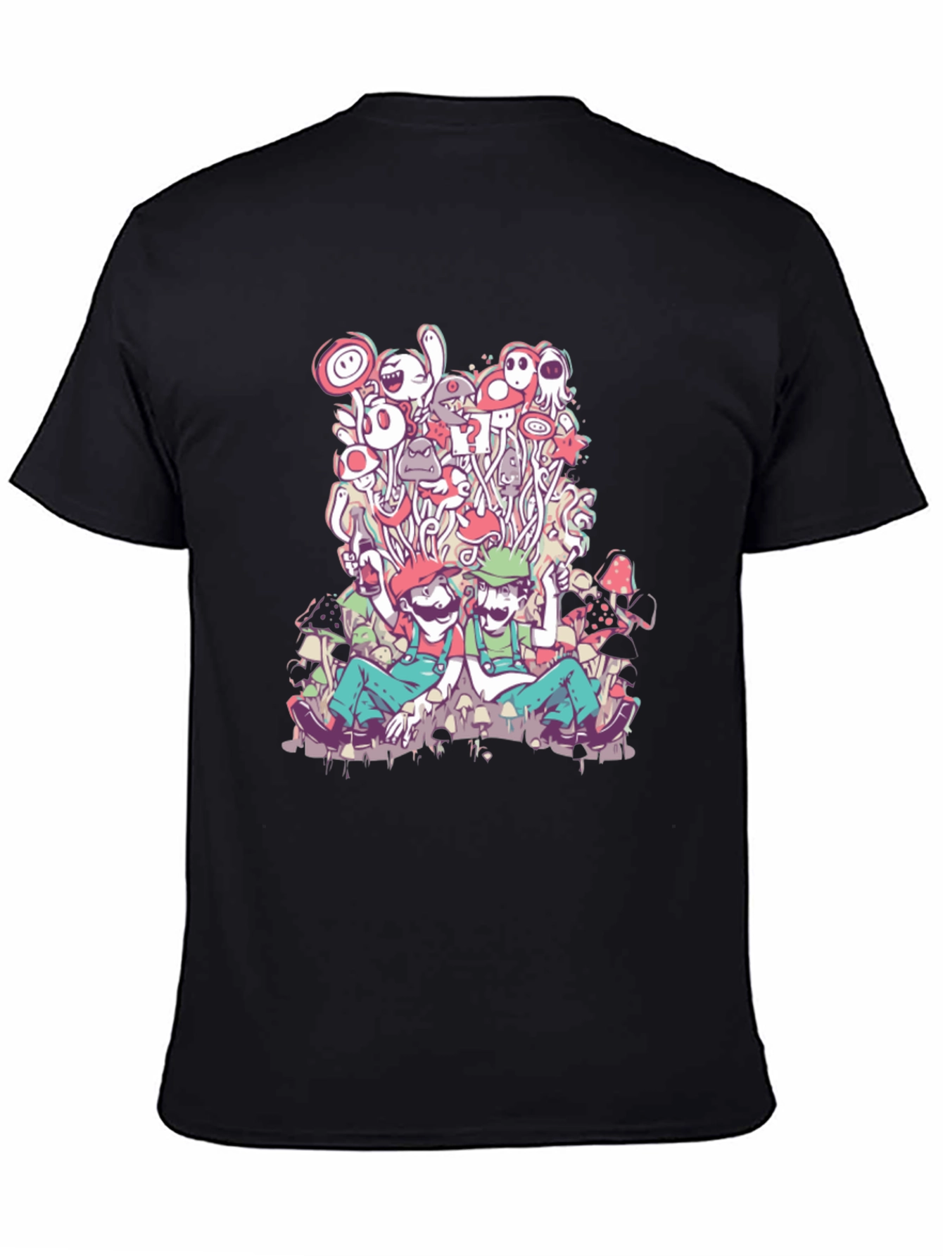 Mario & Luigi Mushroom Trip T-Shirt