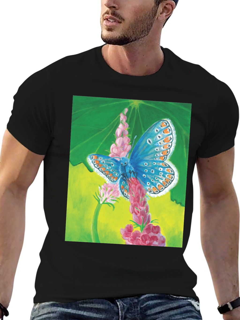 Butterfly Graphic Tee - Nature Lover Apparel