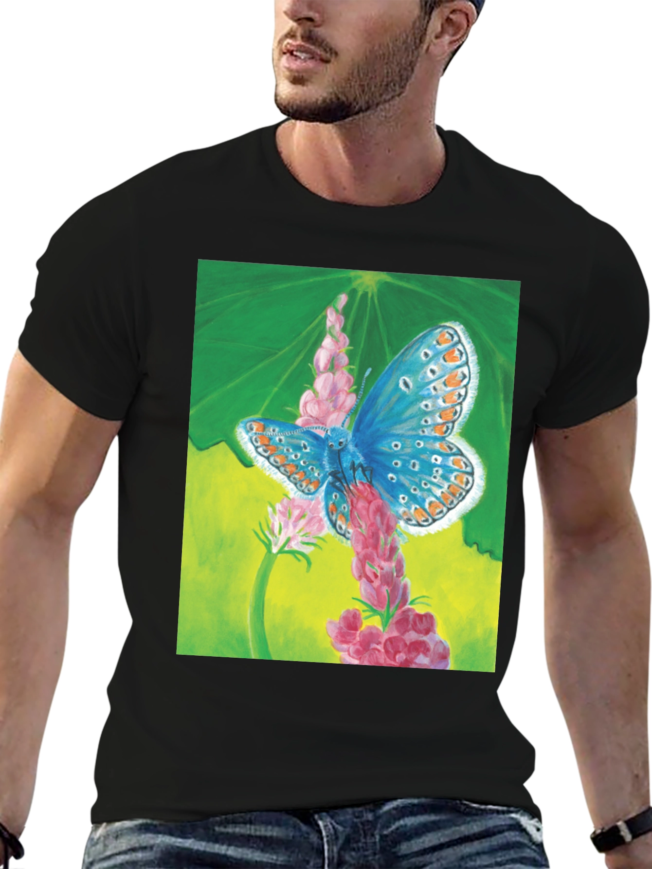 Butterfly Graphic Tee - Nature Lover Apparel