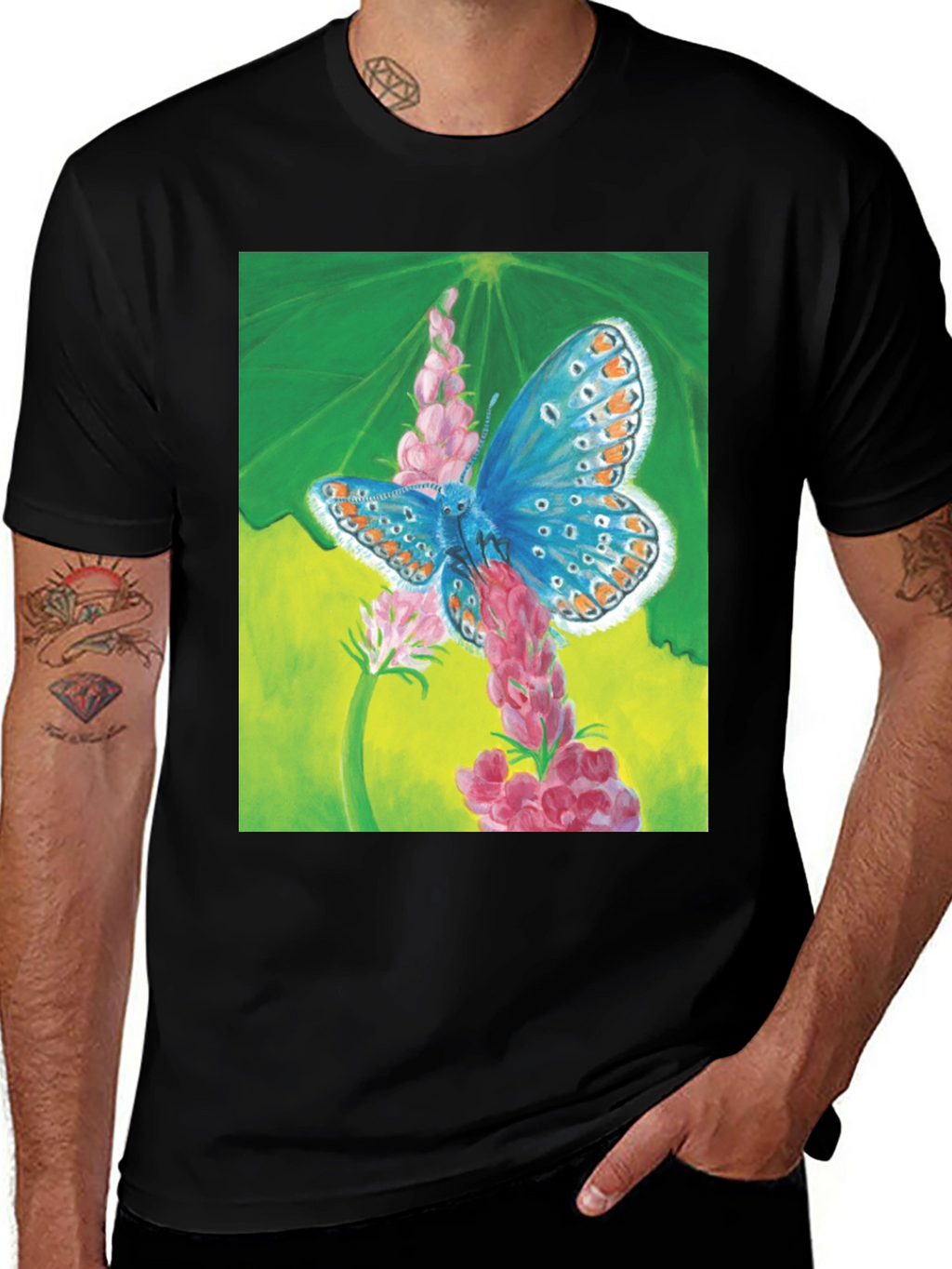 Butterfly Graphic Tee - Nature Lover Apparel