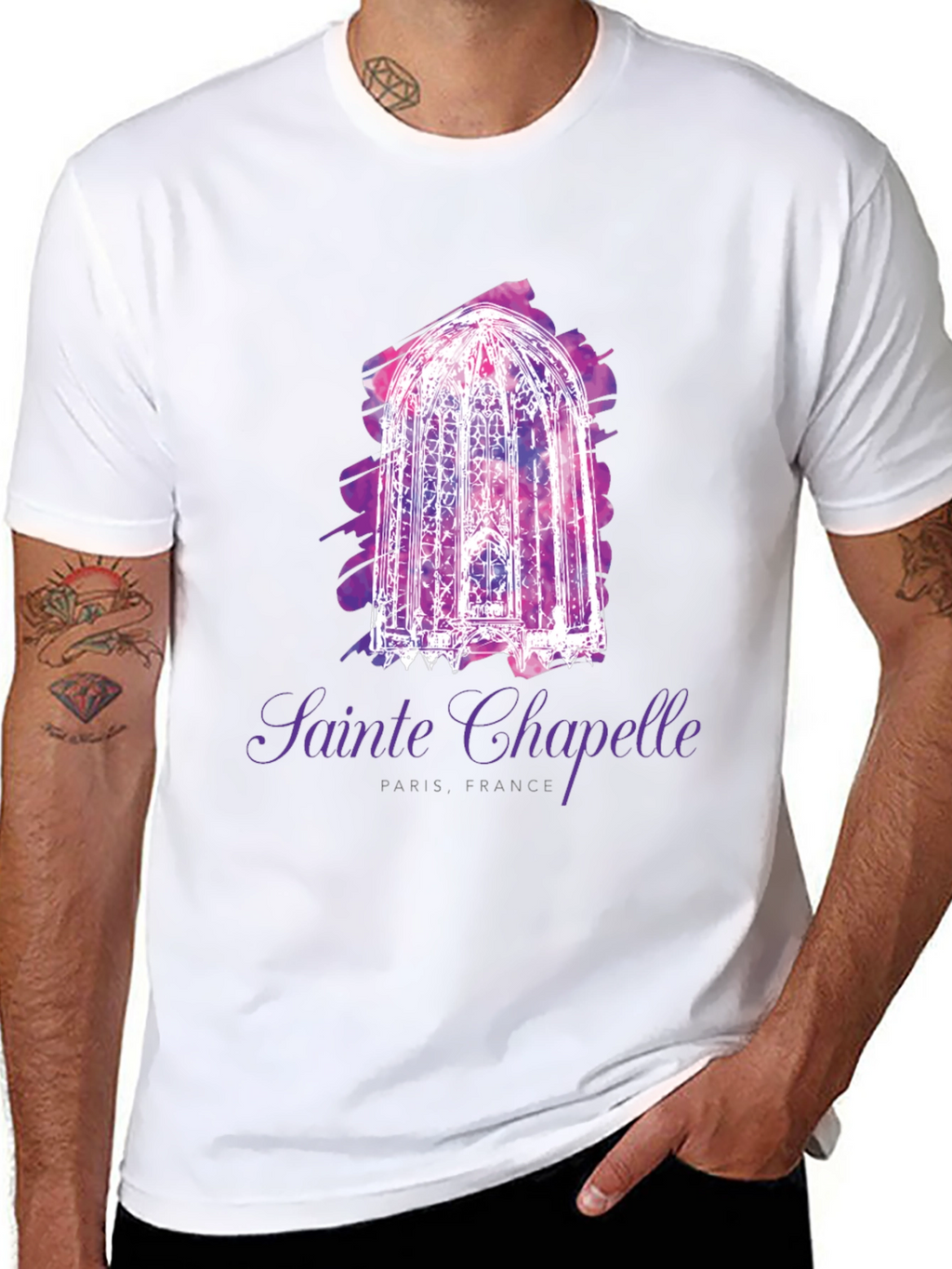 Sainte Chapelle Paris Tee - Stylish Travel T-Shirt
