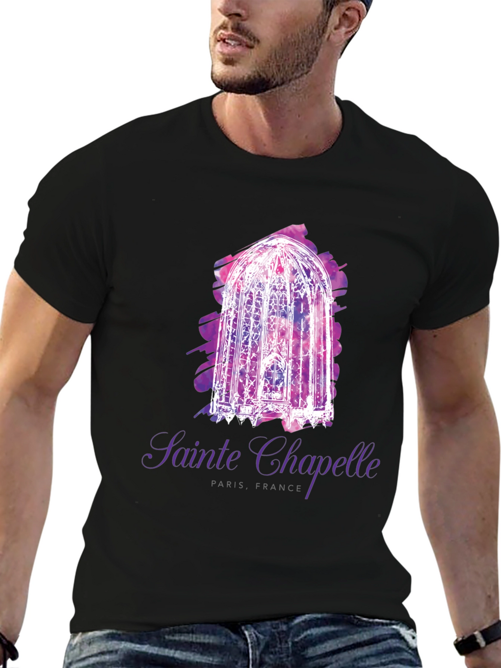 Sainte Chapelle Paris Tee - Stylish Travel T-Shirt