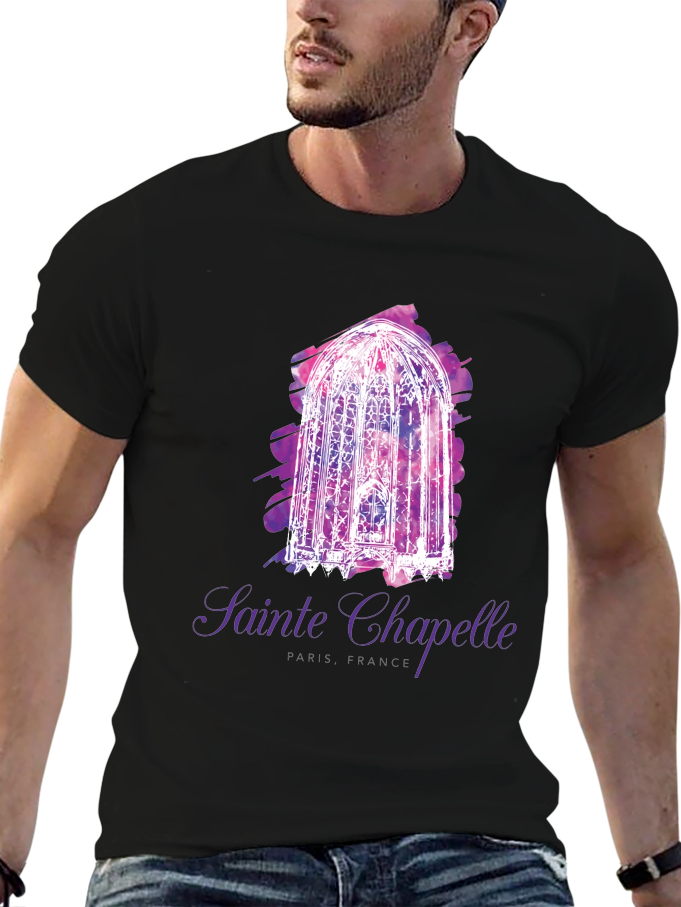 Sainte Chapelle Paris Tee - Stylish Travel T-Shirt