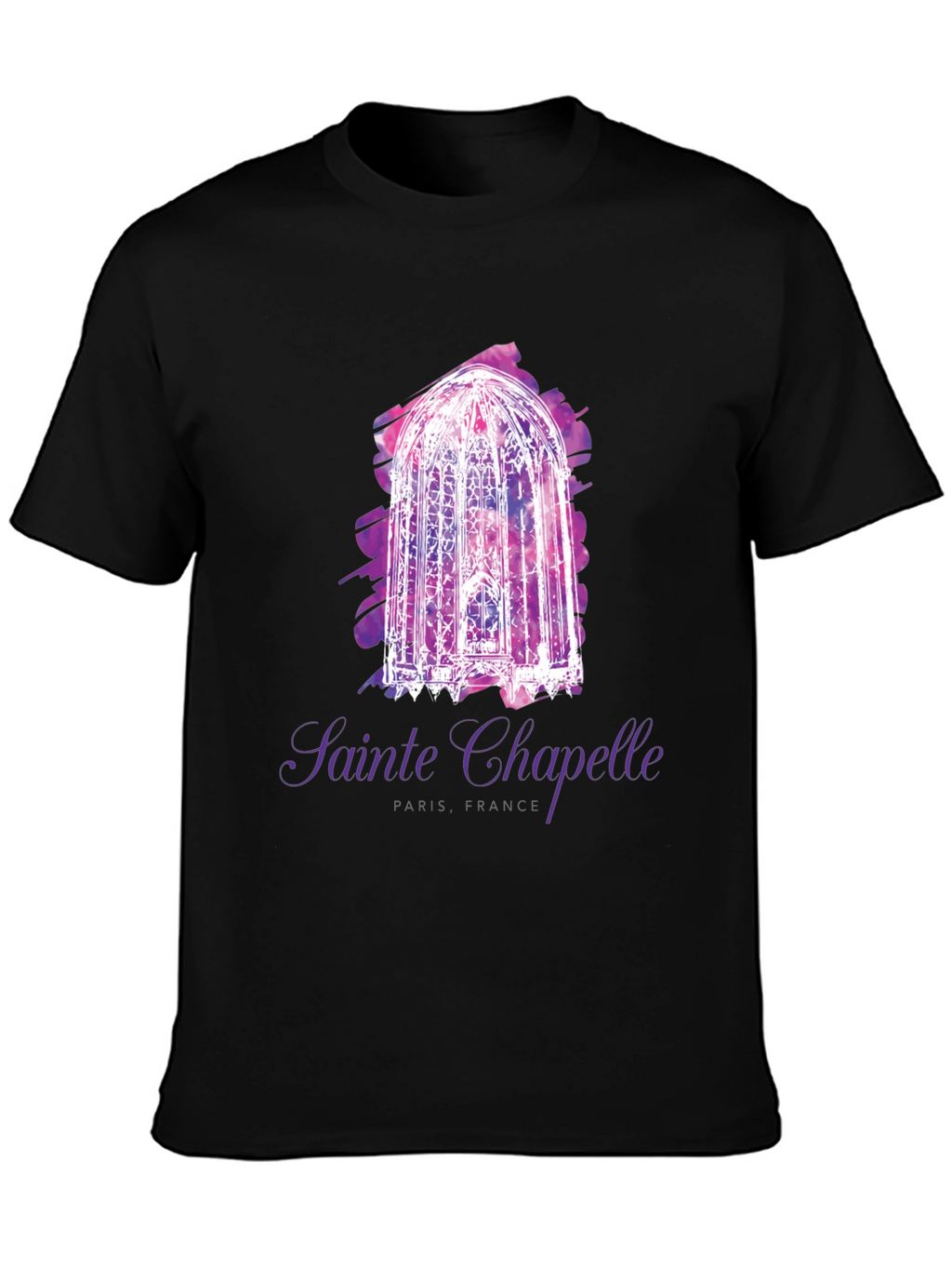 Sainte Chapelle Paris Tee - Stylish Travel T-Shirt