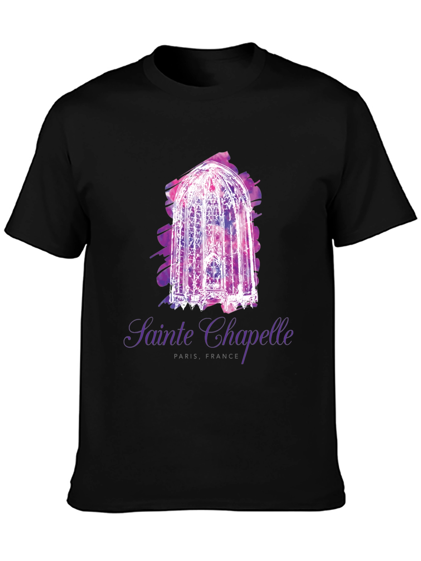 Sainte Chapelle Paris Tee - Stylish Travel T-Shirt