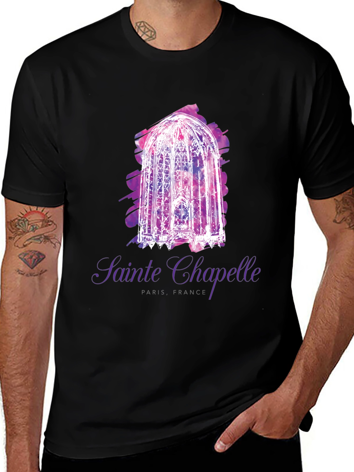 Sainte Chapelle Paris Tee - Stylish Travel T-Shirt