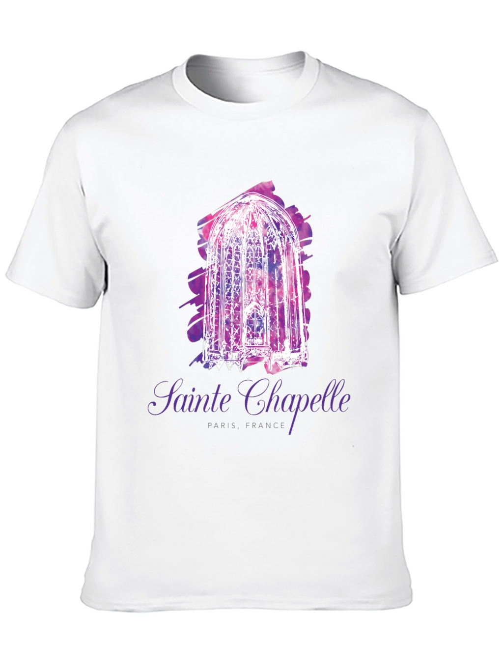 Sainte Chapelle Paris Tee - Stylish Travel T-Shirt