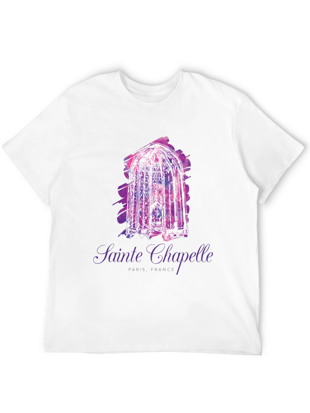 Sainte Chapelle Paris Tee - Stylish Travel T-Shirt