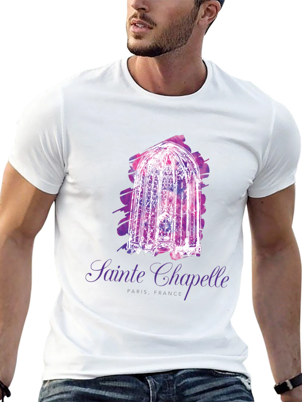 Sainte Chapelle Paris Tee - Stylish Travel T-Shirt