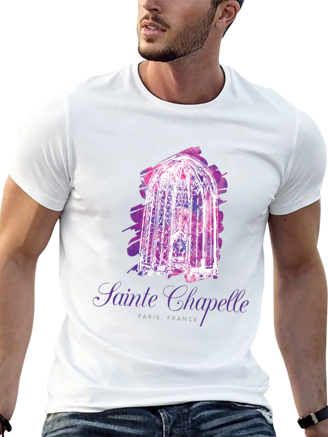 Sainte Chapelle Paris Tee - Stylish Travel T-Shirt