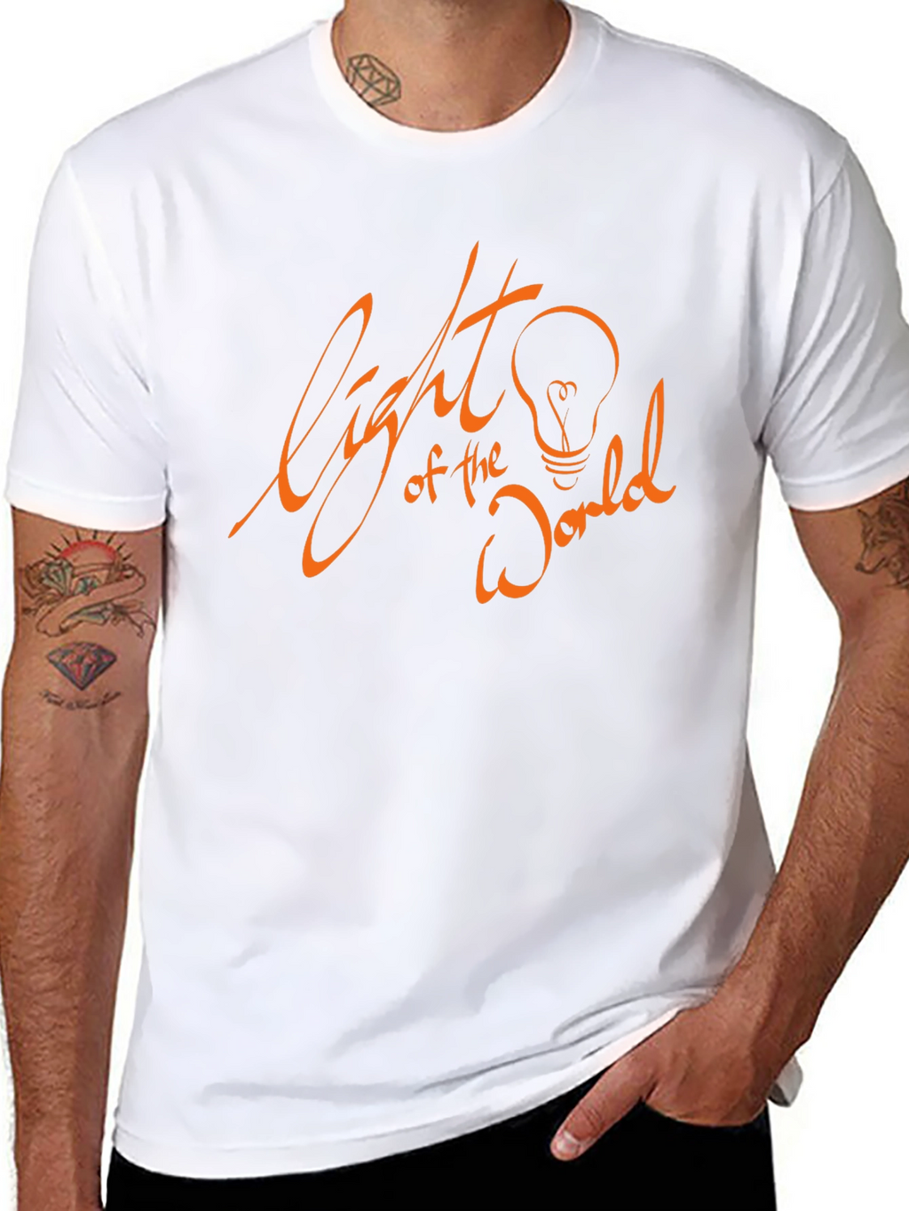 Light of the World Graphic Tee - Black