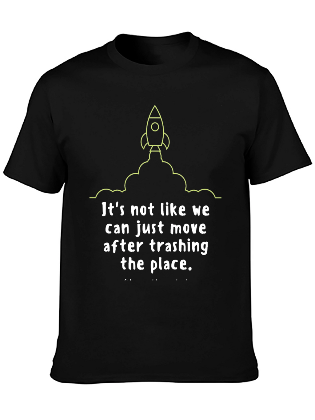 Rocket Trash the Place Graphic Tee