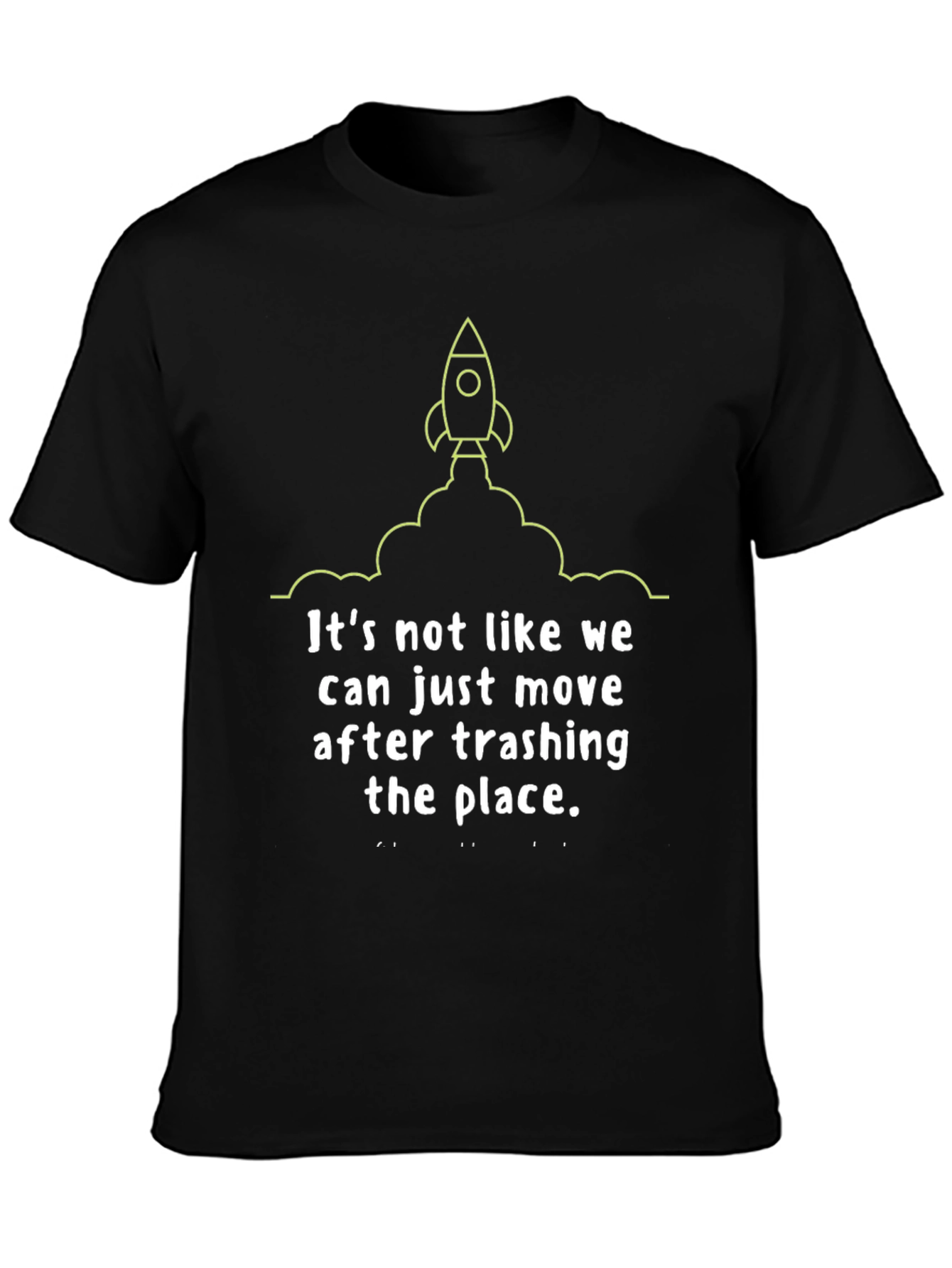 Rocket Trash the Place Graphic Tee