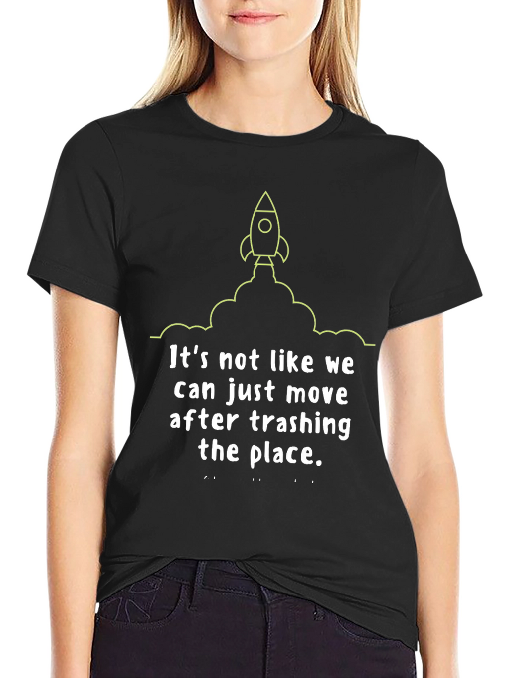 Rocket Trash the Place Graphic Tee