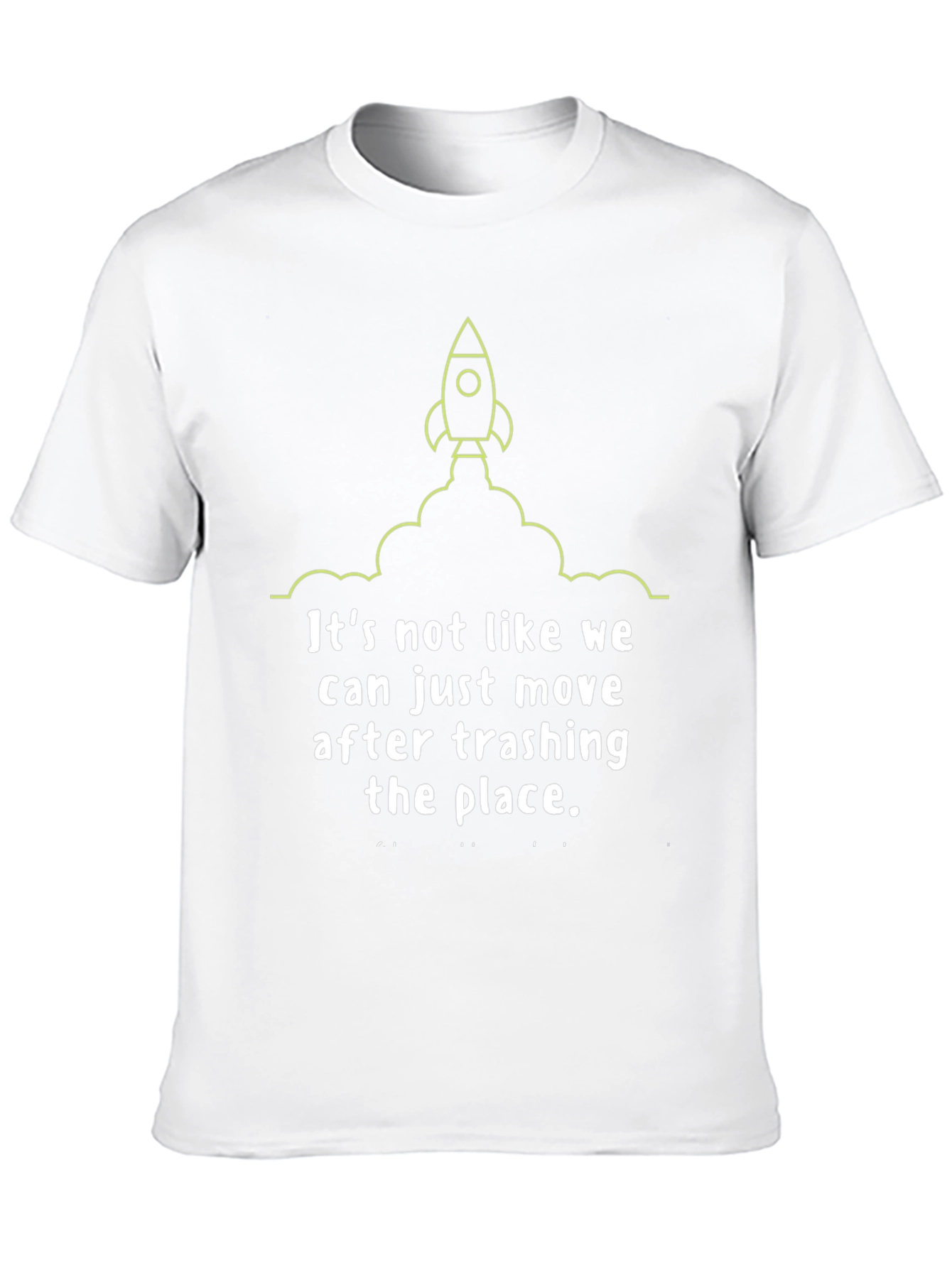 Rocket Trash the Place Graphic Tee
