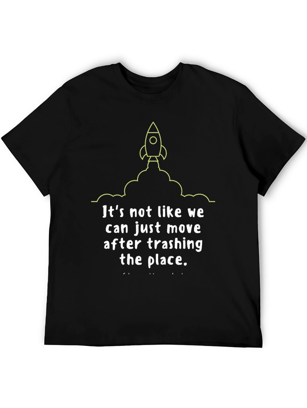Rocket Trash the Place Graphic Tee