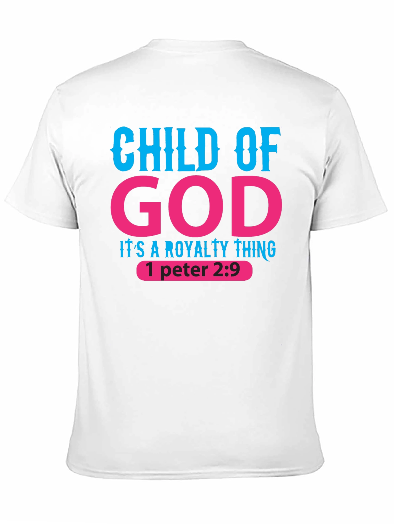Child of God Royalty Thing Black T-Shirt