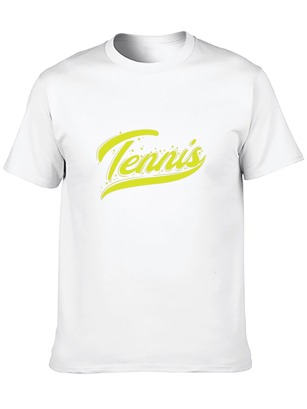 Tennis Graphic Black T-Shirt