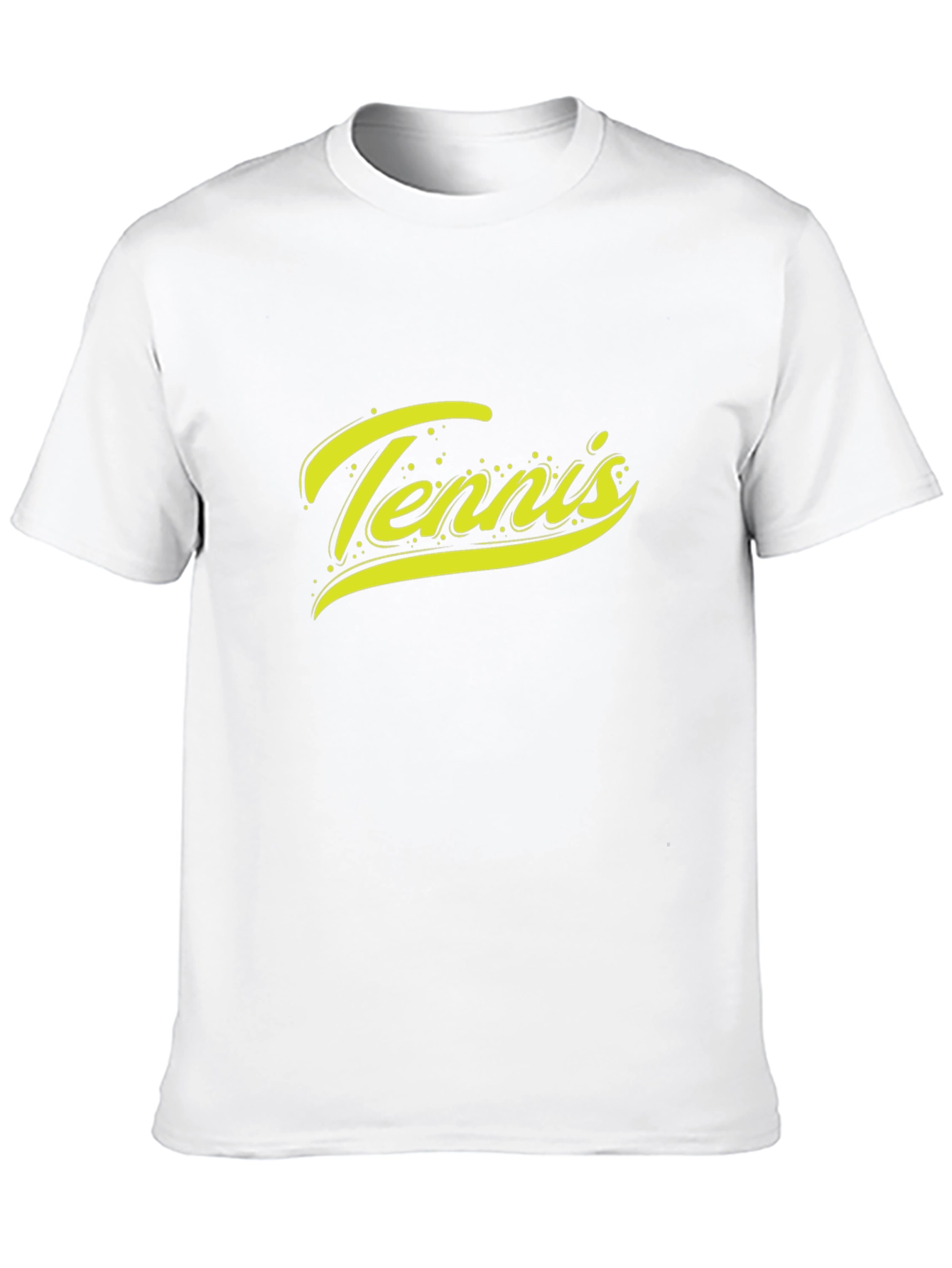 Tennis Graphic Black T-Shirt