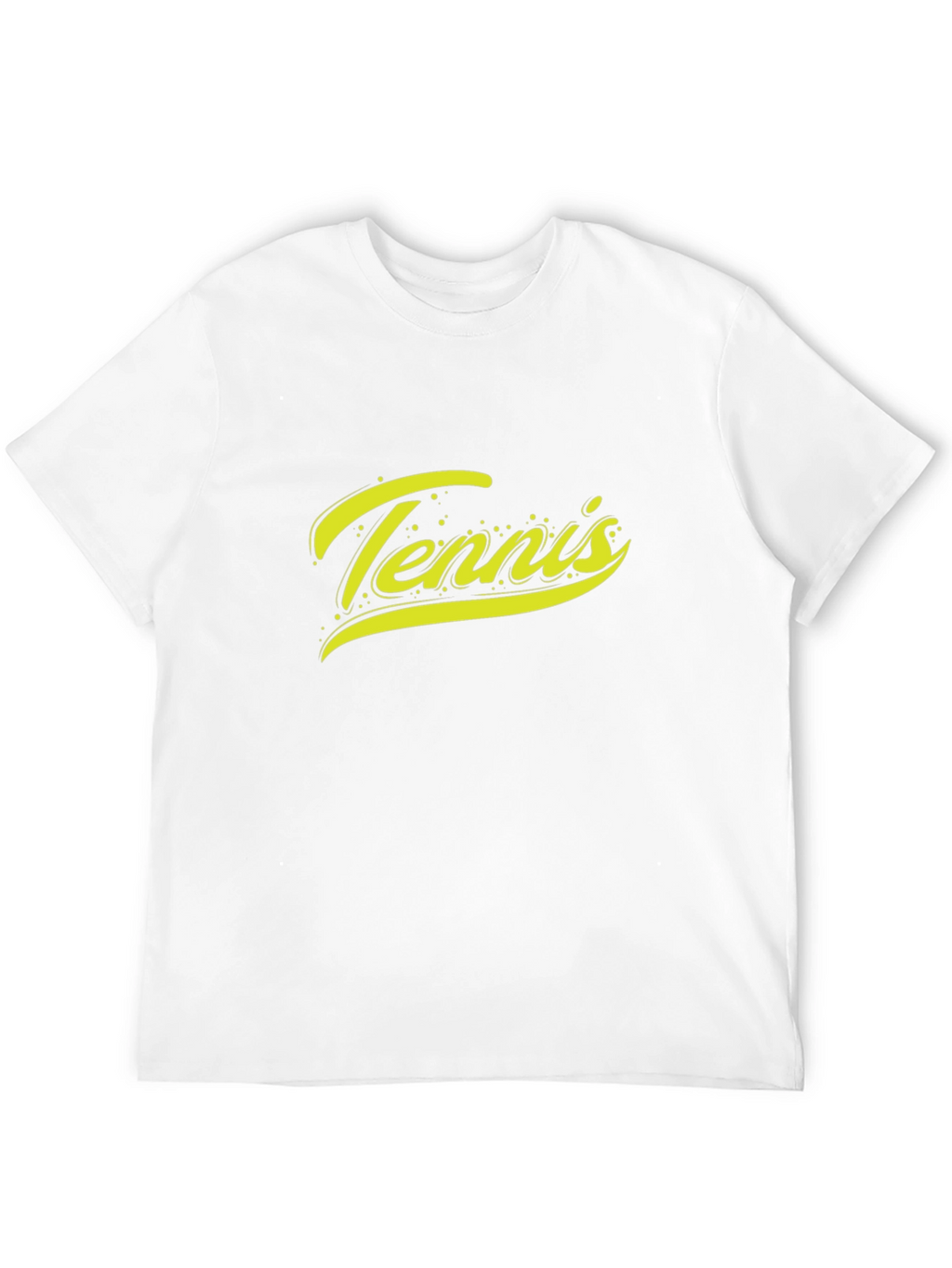 Tennis Graphic Black T-Shirt