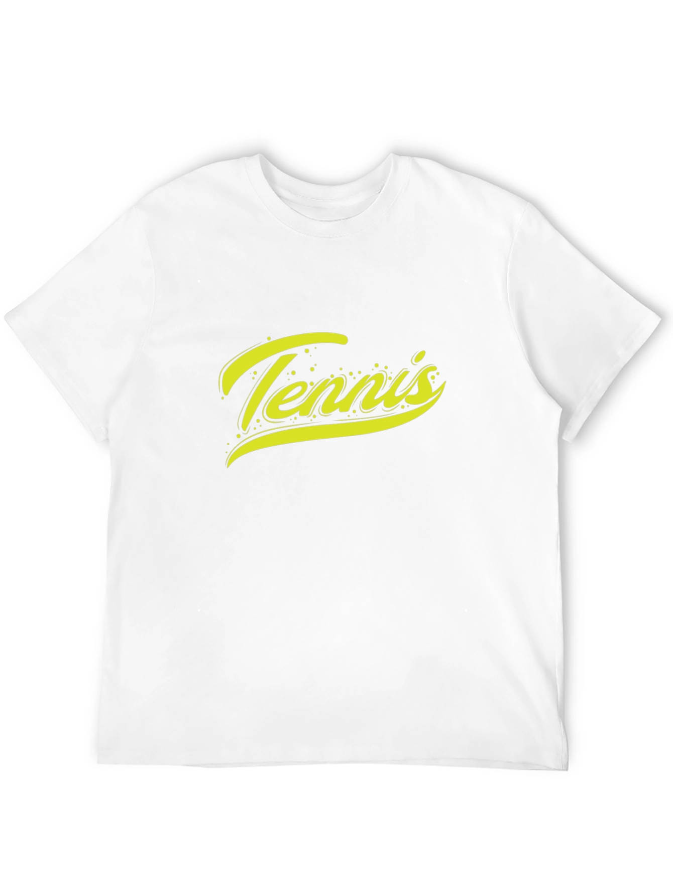 Tennis Graphic Black T-Shirt