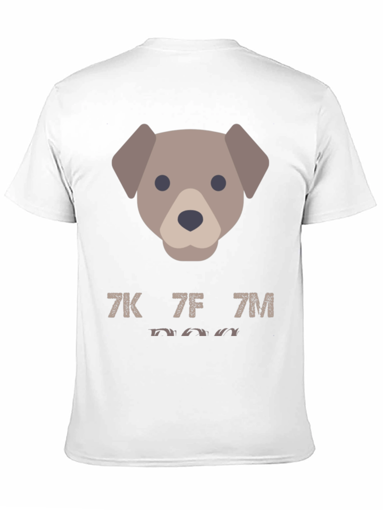 Dog Emoji Graphic Tee - Mens Casual Black T-Shirt