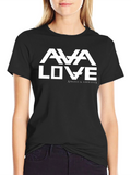 Angels & Airwaves AVA Love T-Shirt - Black