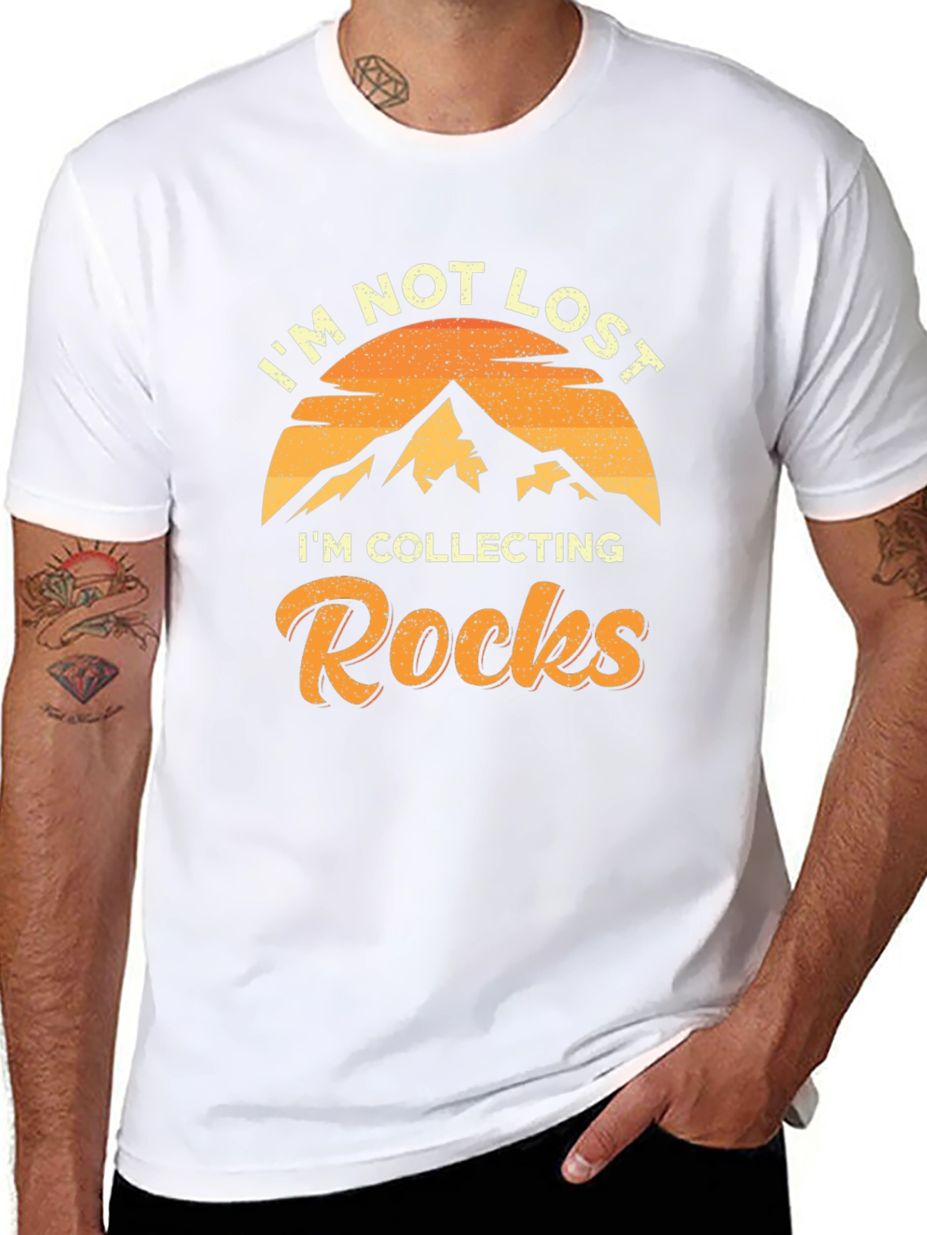 Rock Collecting T-Shirt - Im Not Lost!