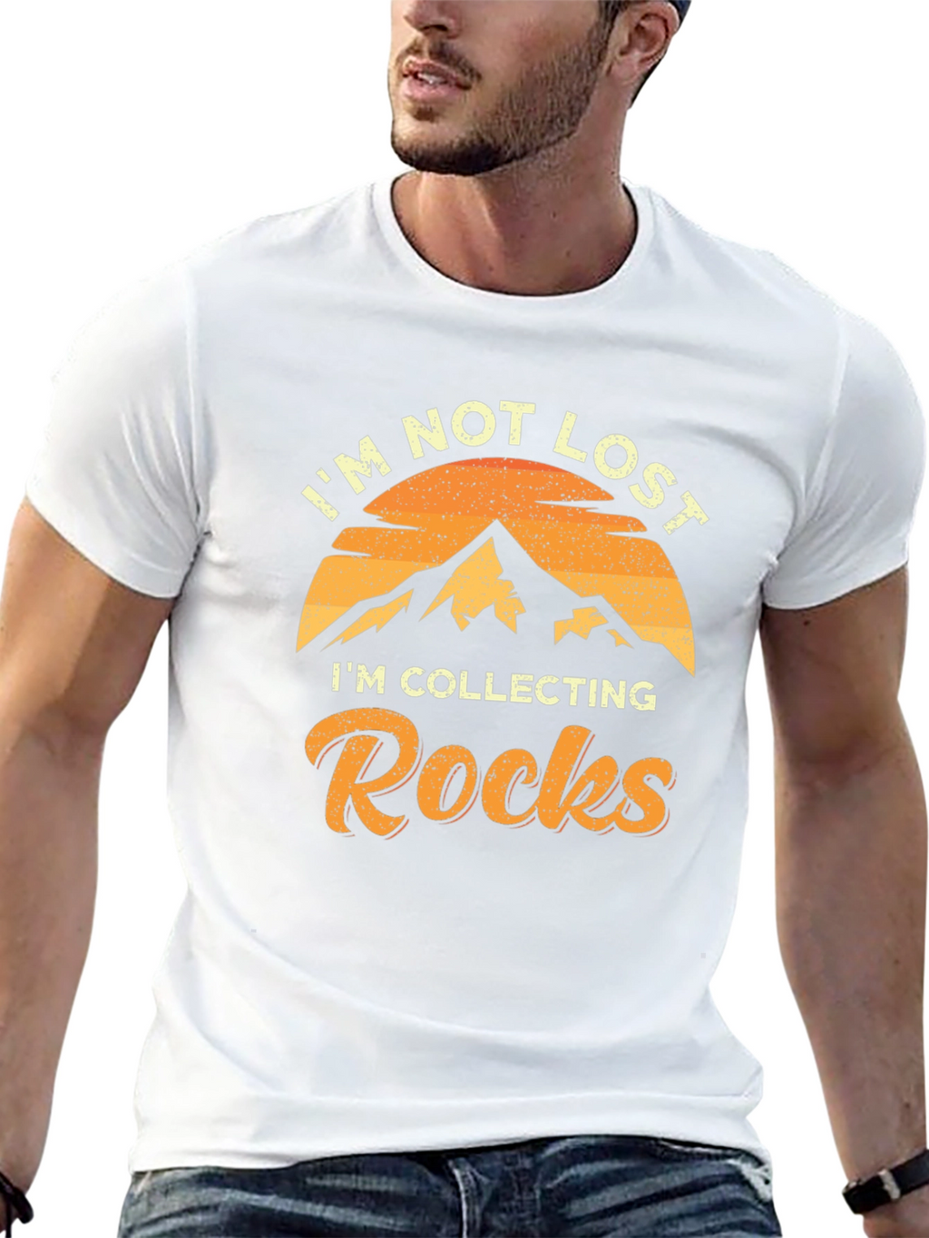 Rock Collecting T-Shirt - Im Not Lost!