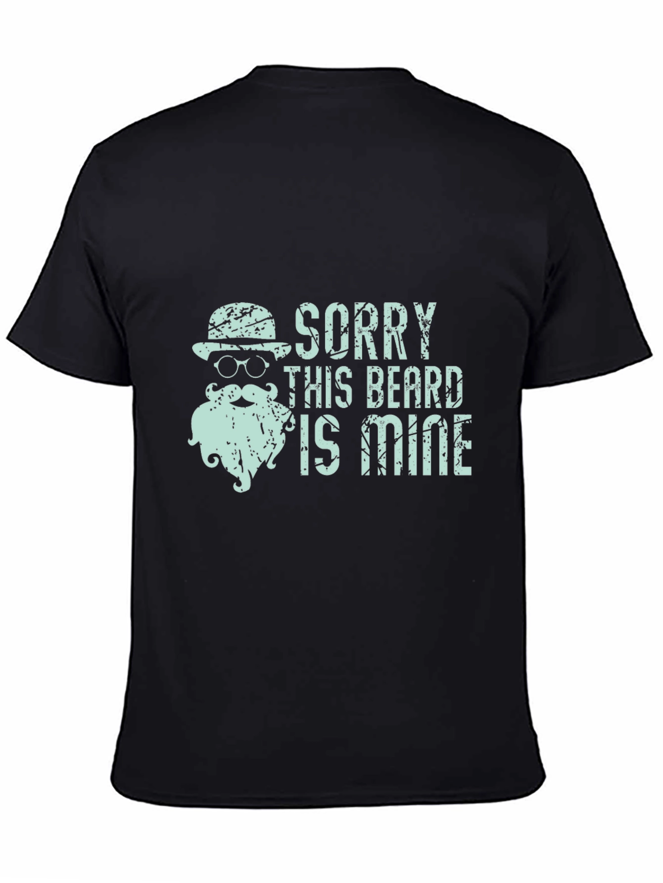 Sorry This Beard Is Mine Funny T-Shirt