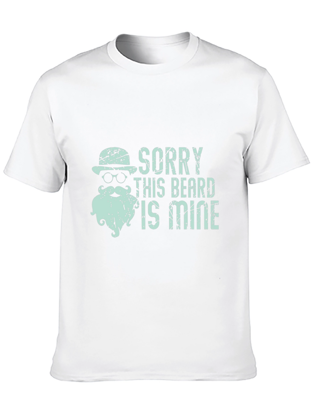 Sorry This Beard Is Mine Funny T-Shirt
