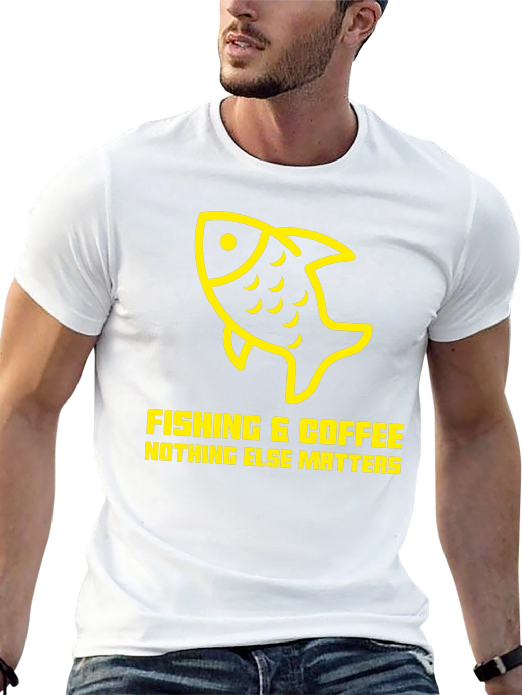 Fishing & Coffee T-Shirt - Nothing Else Matters