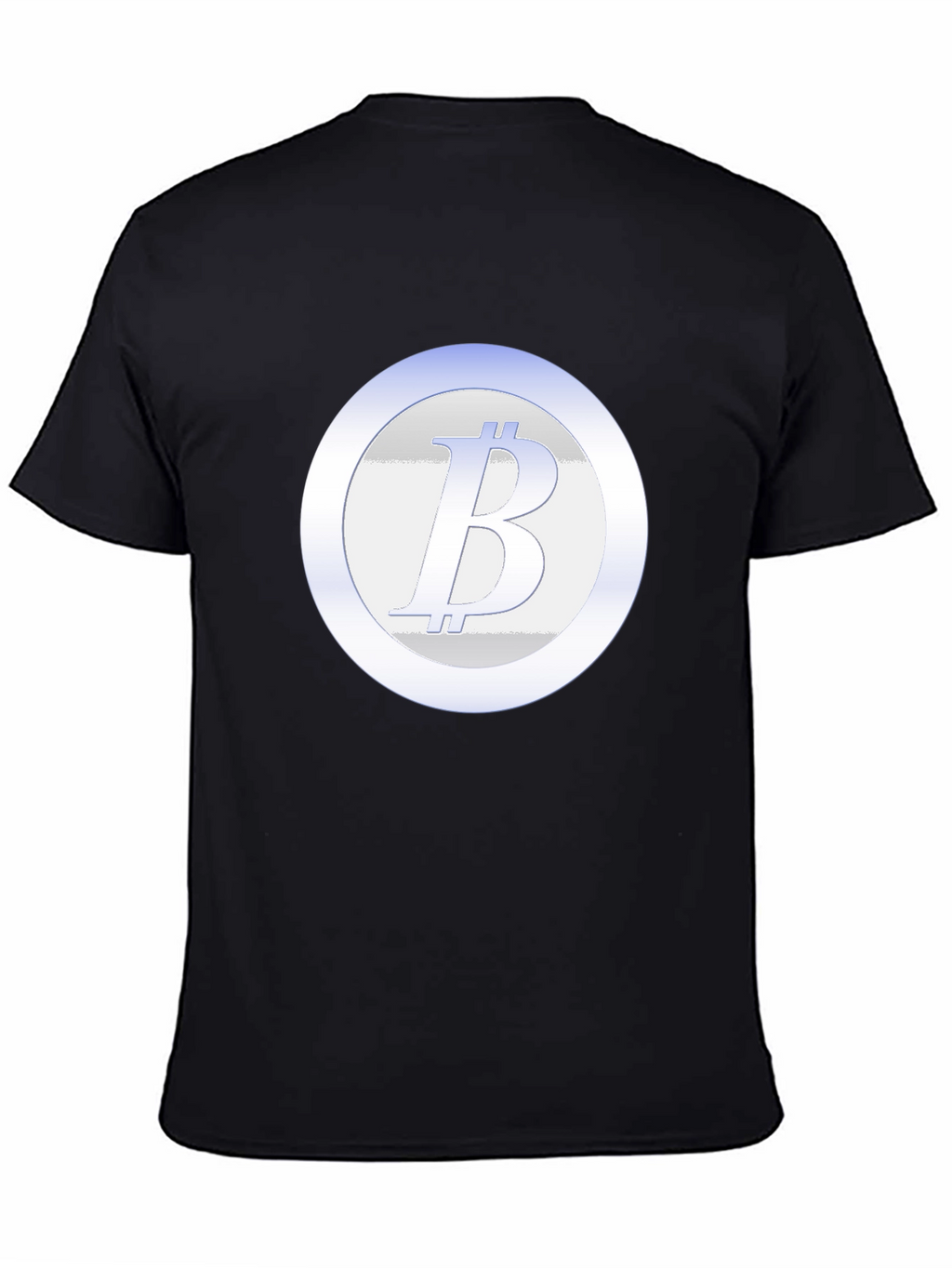Bitcoin Emblem Black T-Shirt
