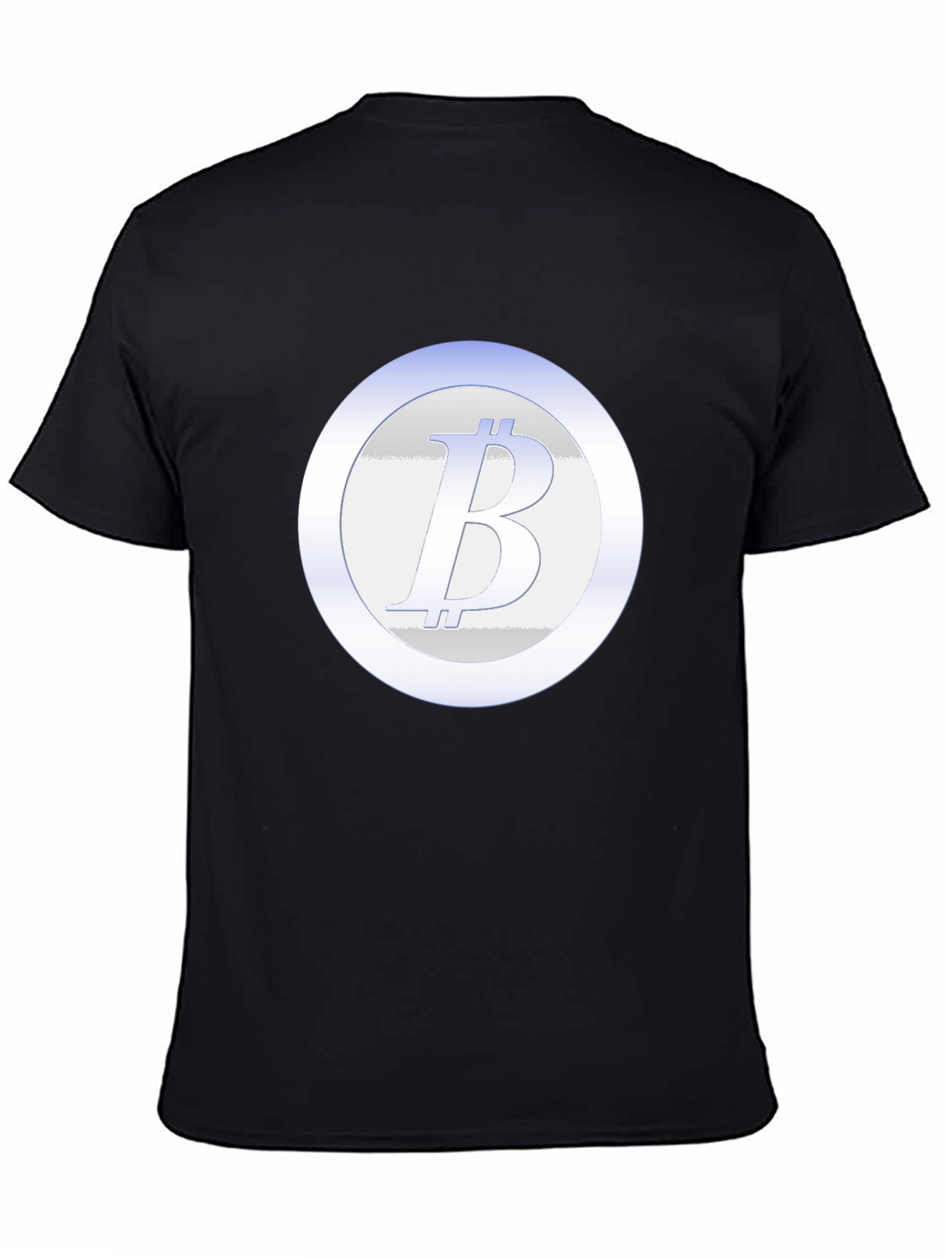 Bitcoin Emblem Black T-Shirt