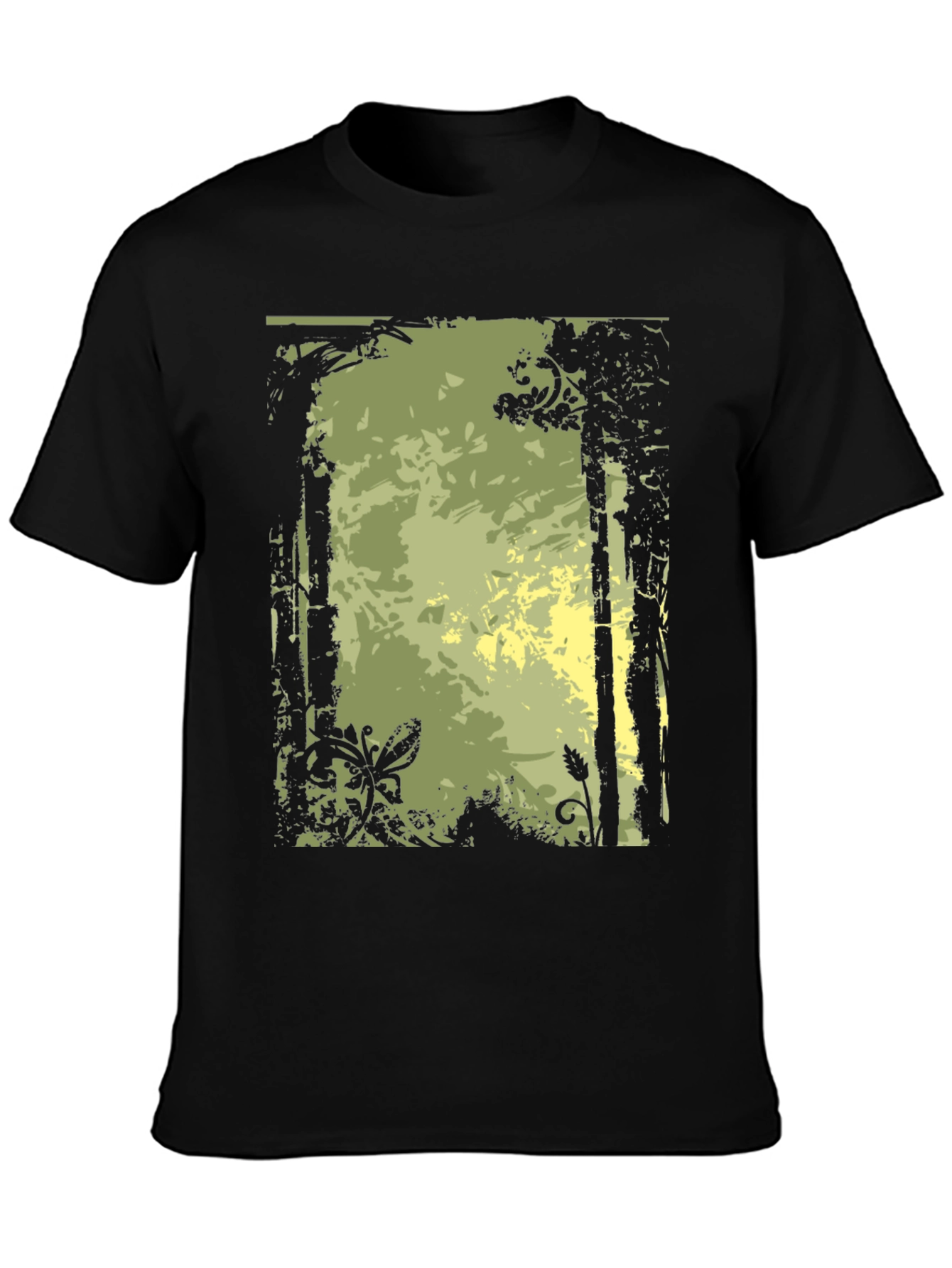 Nature-Inspired Graphic Print Tee