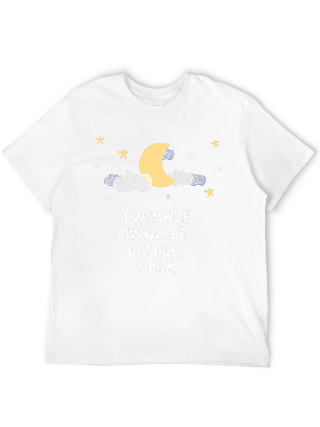 Twinkle Star Graphic Tee - Black Cotton T-Shirt